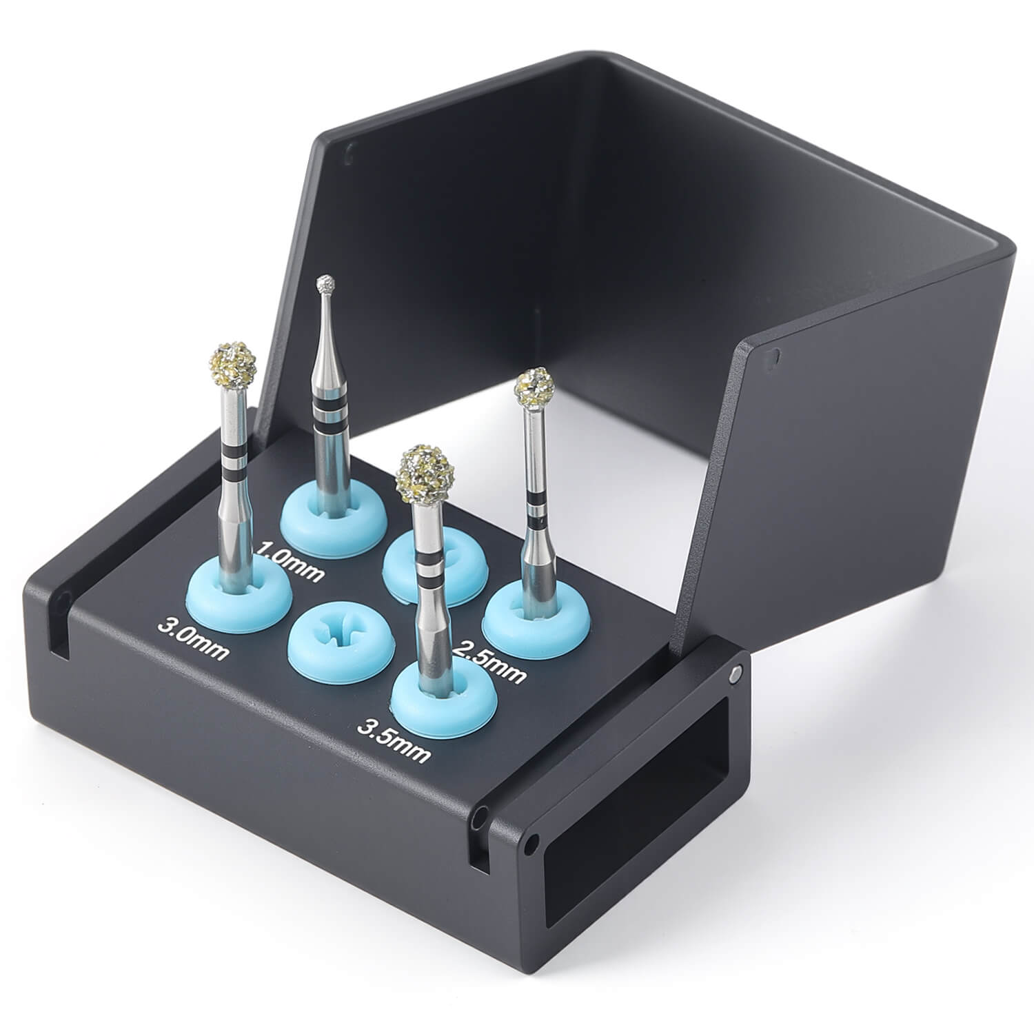Dental Degranulation Bur Kit CA2.35mm Osseous Debridement Soft Tissue Removal Diamond 4pcs/Kit - pairaydental.com
