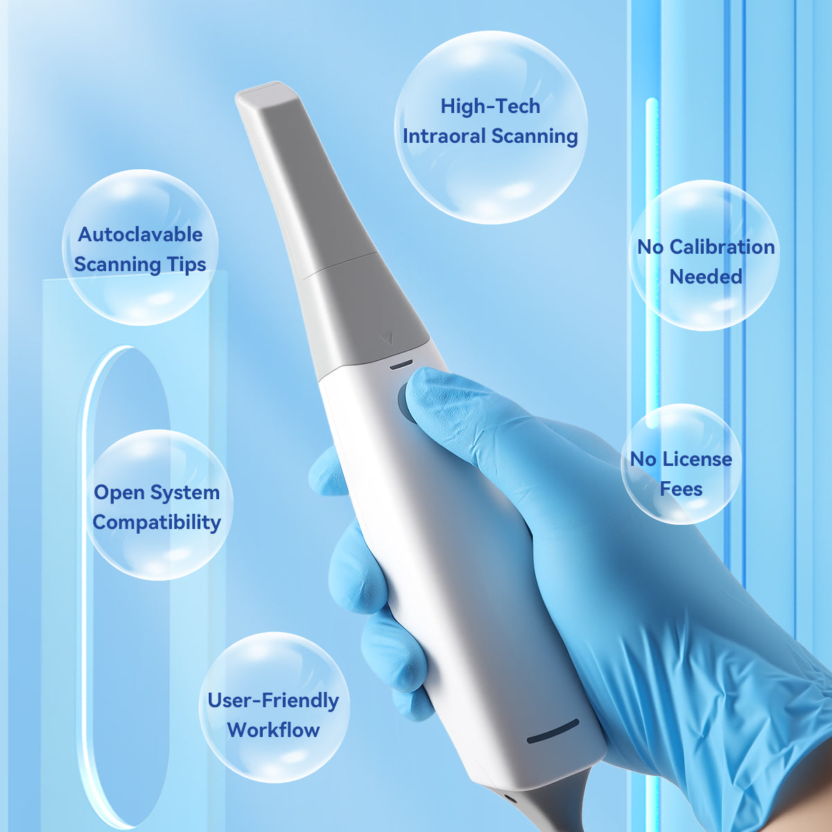 Dental Digital Impression Intraoral 3D Scanner Scanning Real Color CAD/CAM Software System - pairaydental.com