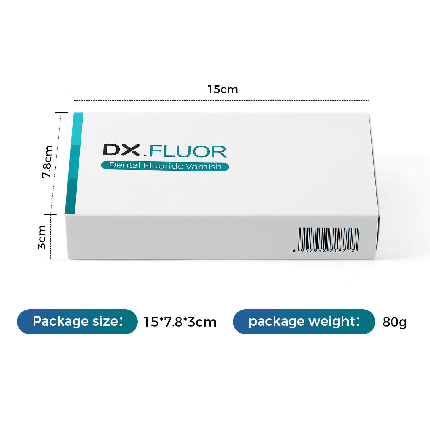Dental Fluoride Varnish 5% Sodium (0.4g x 50) Three Flavors - pairaydental.com