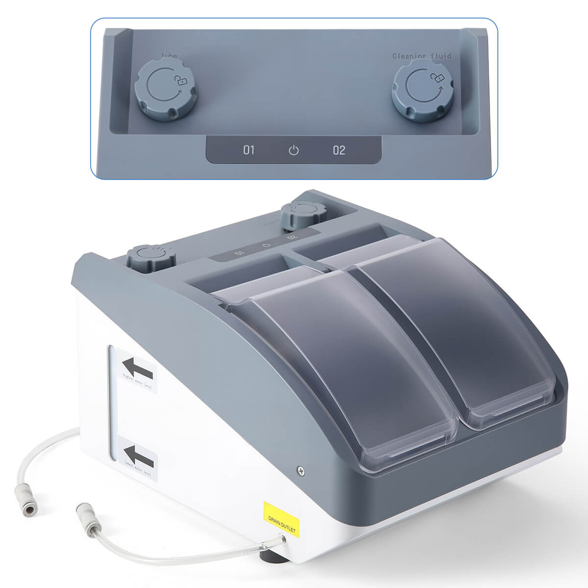 Electric Dental Handpiece Cleaning And Maintenance Machine Lubricant Oil Machine 2-in-1 - pairaydental.com