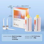 Dental Silicone Impression Material Light Body VPS Fast/Normal Set 50ml*2 - pairaydental.com