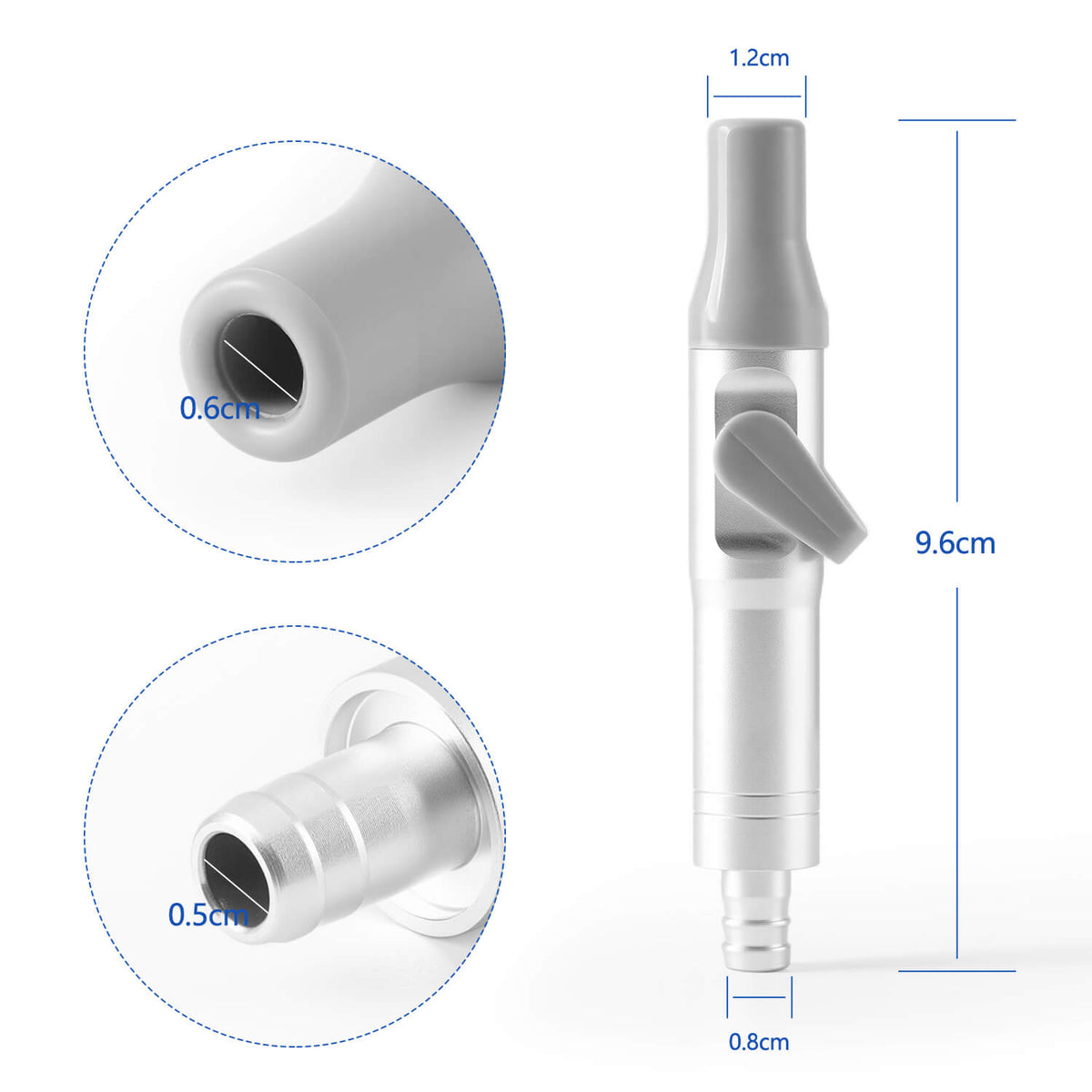 Dental Universal Saliva Ejector Valve Weak Suction Handle Autoclavable - pairaydental.com