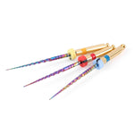 Dental Rotary Engine Super Files Rainbow NiTi Files Thermal Activation 25mm 6pcs/Pack - pairaydental.com