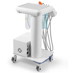 Dental Portable Delivery Unit Cart with Air Compressor Built-in Woodpecker Ultrasonic Scaler & Curing Light - pairaydental.com