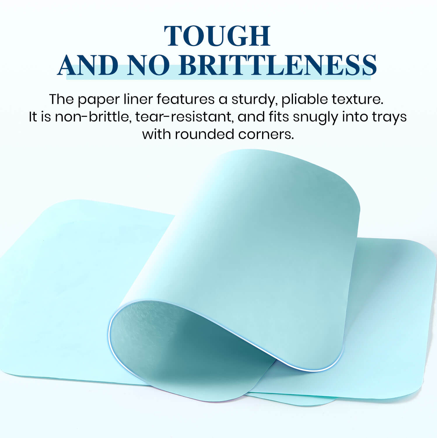 Dental Paper Tray Covers Size B 8.5" x 12.25" Blue Tray Liners 1000pcs/Case - pairaydental.com