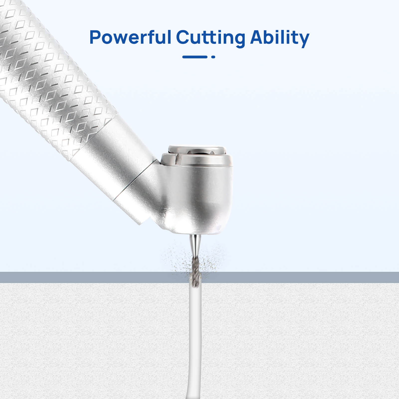 COXO CX207-G 45° Fiber Optic High Speed Air Turbine Handpiece & 6 Holes LED Quick Coupler