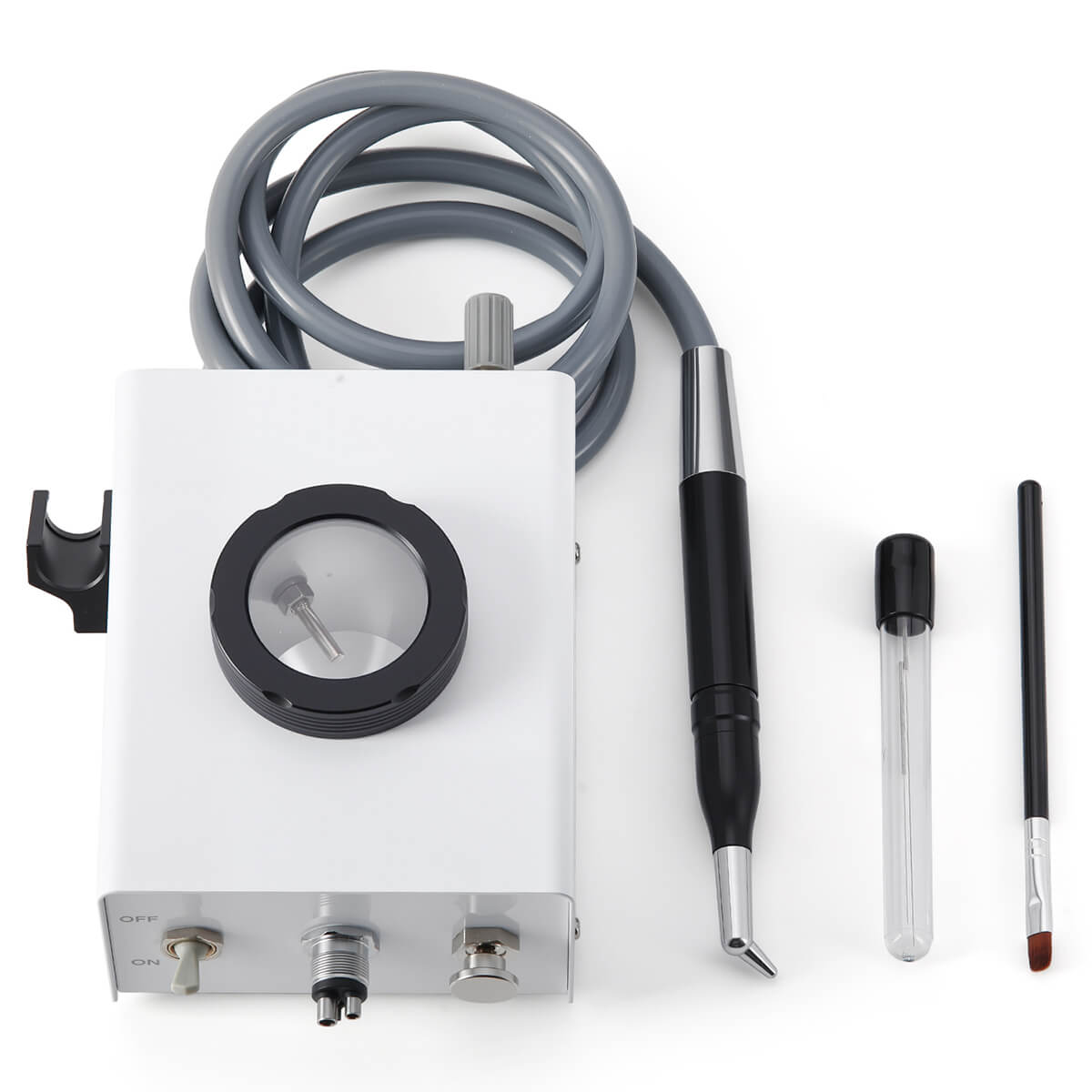 Dental Air Prophy Polisher Teeth Whitening Cleaning Sandblaster Micro Blaster Interface Micro etcher Air Abrasion Polisher Tools Desktop Type PT-1 - pairaydental.com