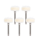 Dental Polishing Brush Wheel White Goat Hair/ Cotton/ Felt 5pcs/Pack - pairaydental.com