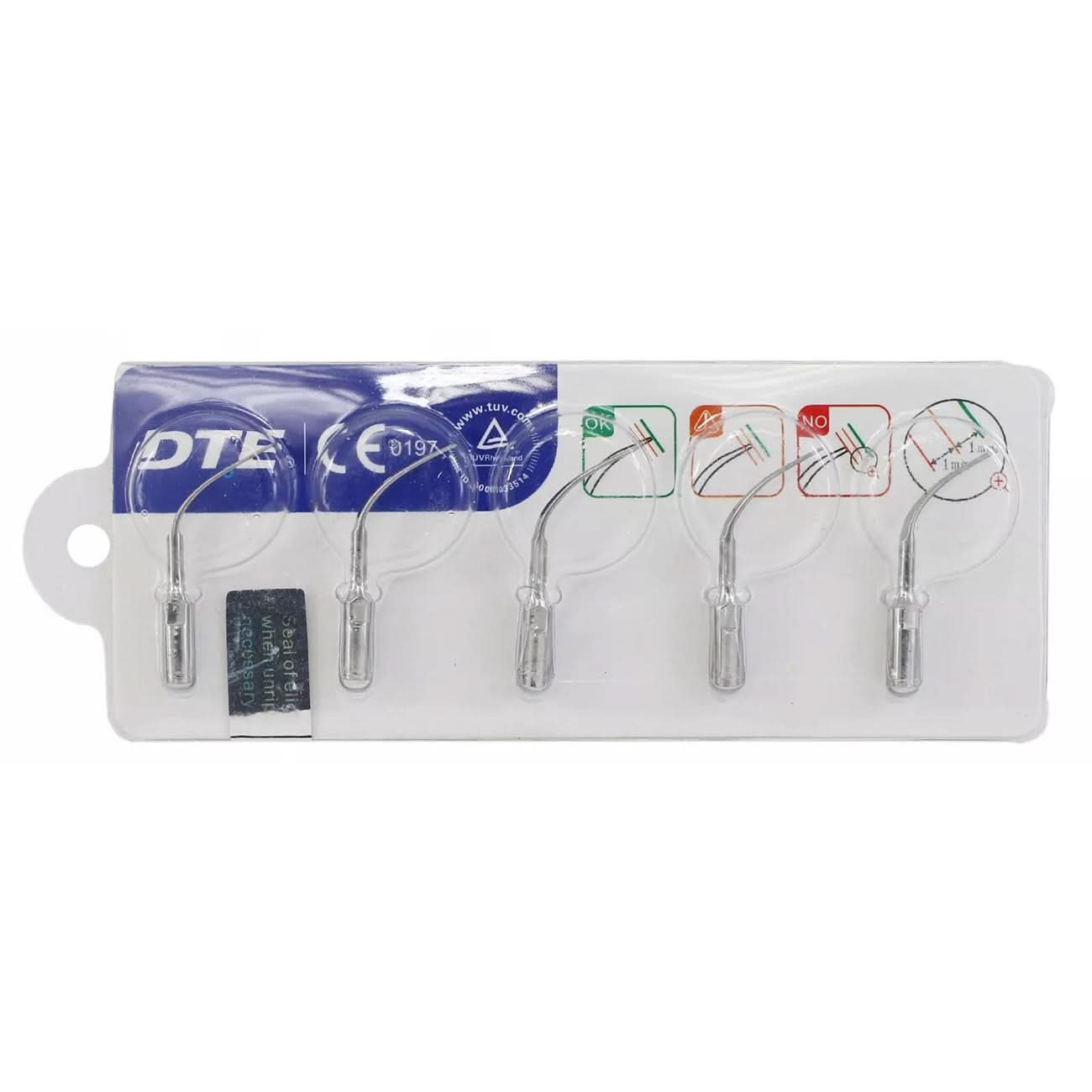 Woodpecker DTE Ultrasonic Scaler Tips PD3 5pcs/Set - pairaydental.com