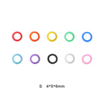 Silicone Dental Instruments Color Code Rings Autoclavable Mixed Colors 100pcs/Box - pairaydental.com
