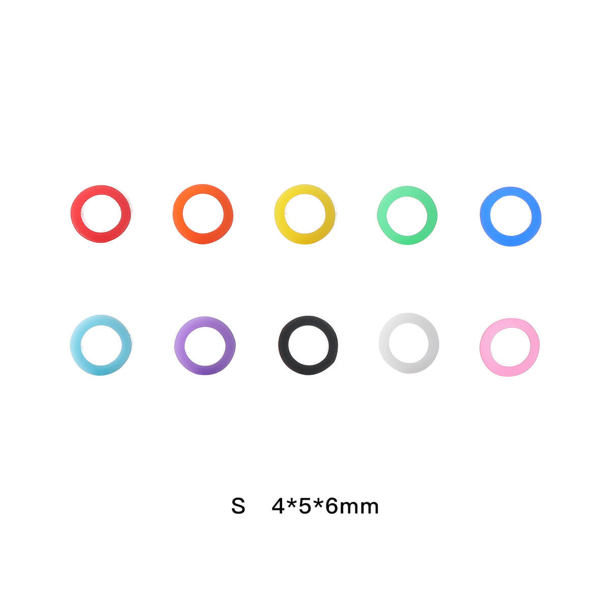 Silicone Dental Instruments Color Code Rings Autoclavable Mixed Colors 100pcs/Box - pairaydental.com