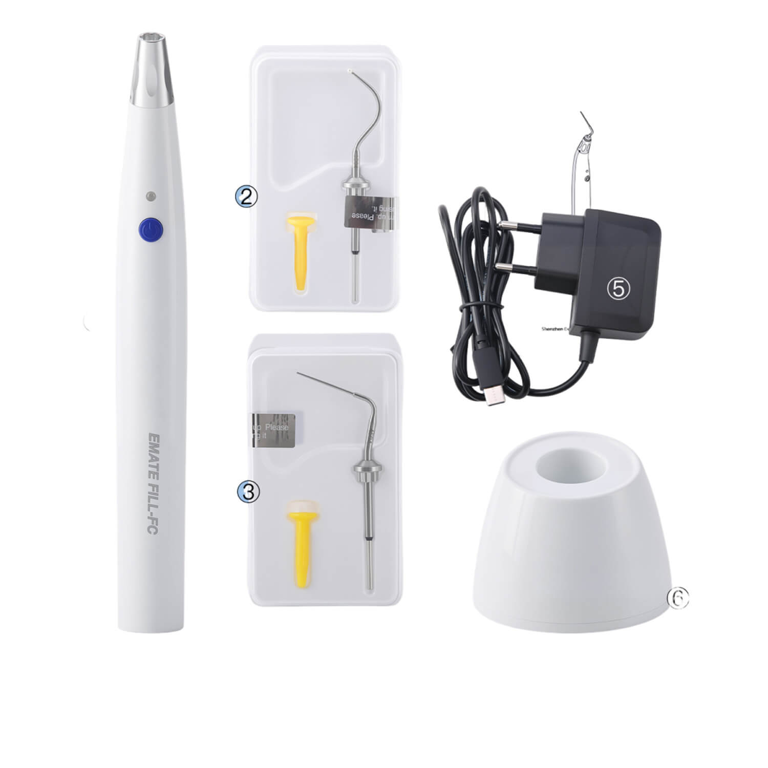 Dental Cordless Obturation System Gutta Percha Endo Heated Pen & Heating Pen 2 in 1 - pairaydental.com
