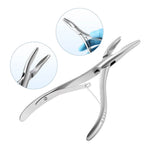 Dental Bone Rongeur Forceps Curved Stainless Steel 16cm (6.3") - pairaydental.com
