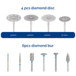 Dental Lab Polishing Kit HP Shank for Composite Ceramic 51pcs/Box - pairaydental.com