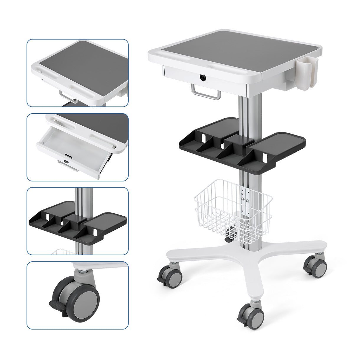 Dental Mobile Trolley Cart Standard Model