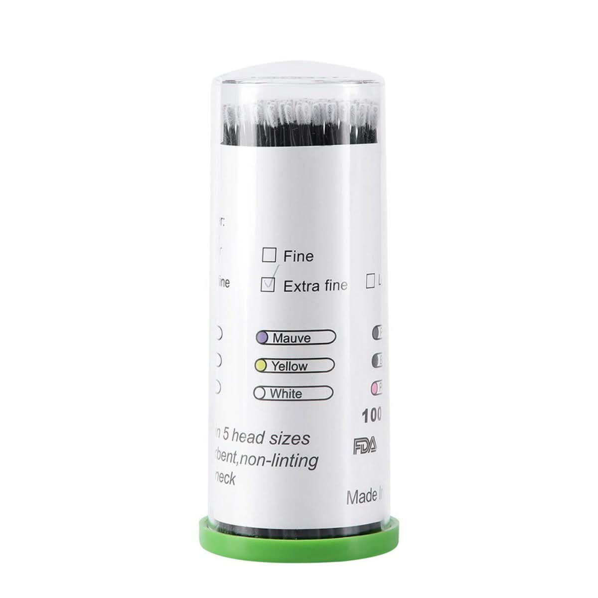 Disposable Micro Applicator Brush Microbrush 1.2/1.5/2.0/2.5mm 400Pcs/Box - pairaydental.com