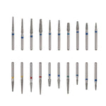 Dental Diamond Bur TF Series Flat Cone Full Size 5pcs/Pack - pairaydental.com