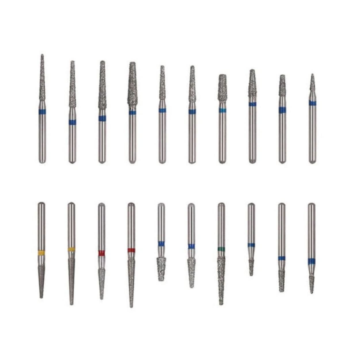 Dental Diamond Bur TF Series Flat Cone Full Size 5pcs/Pack - pairaydental.com