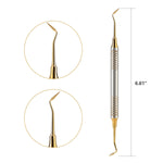 Dental Composite Resin Filling Spatula Tools Gold 6pcs/Kit - pairaydental.com