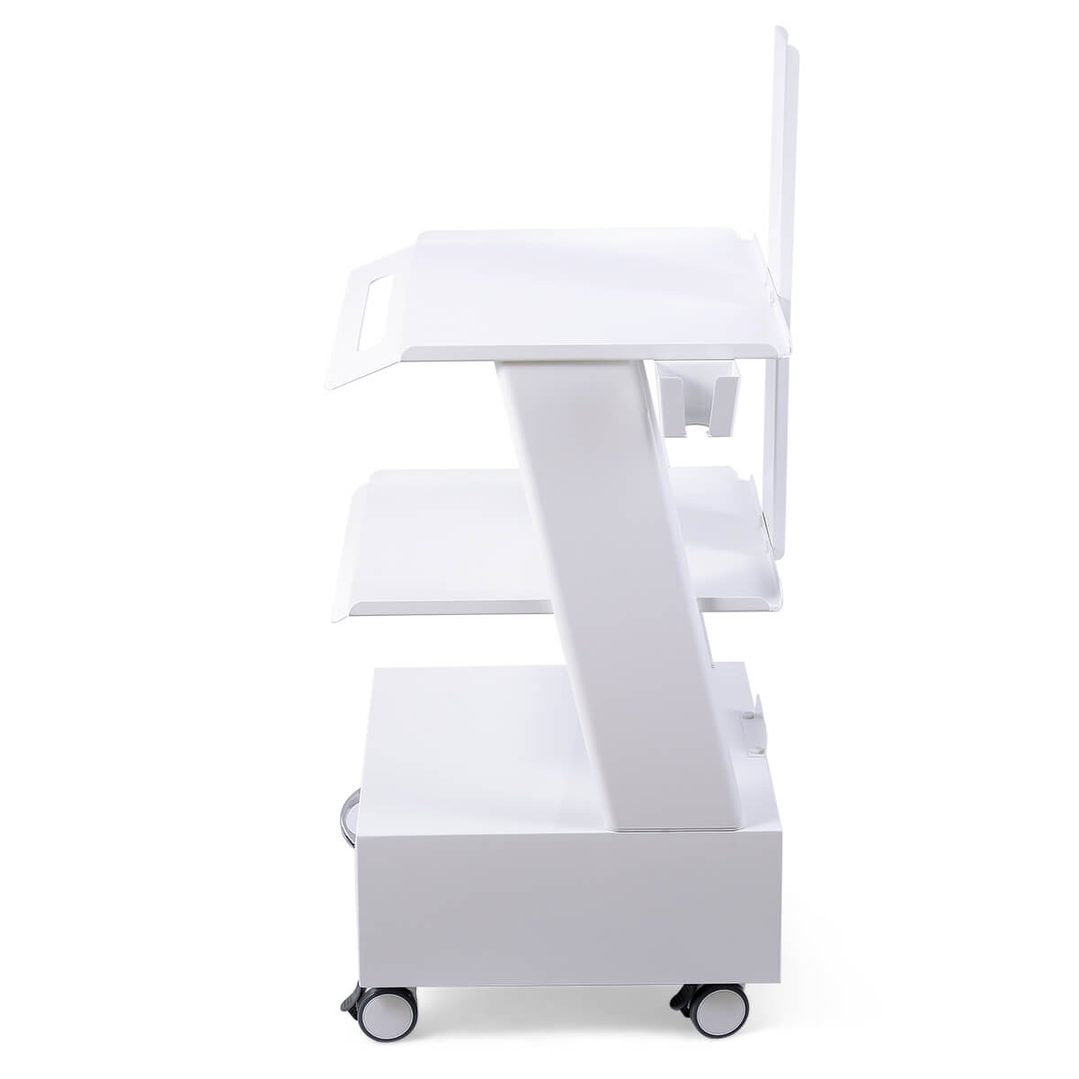 Dental Mobile Rolling Cart K2 Mouth Sweeping Trolley with Socket - pairaydental.com