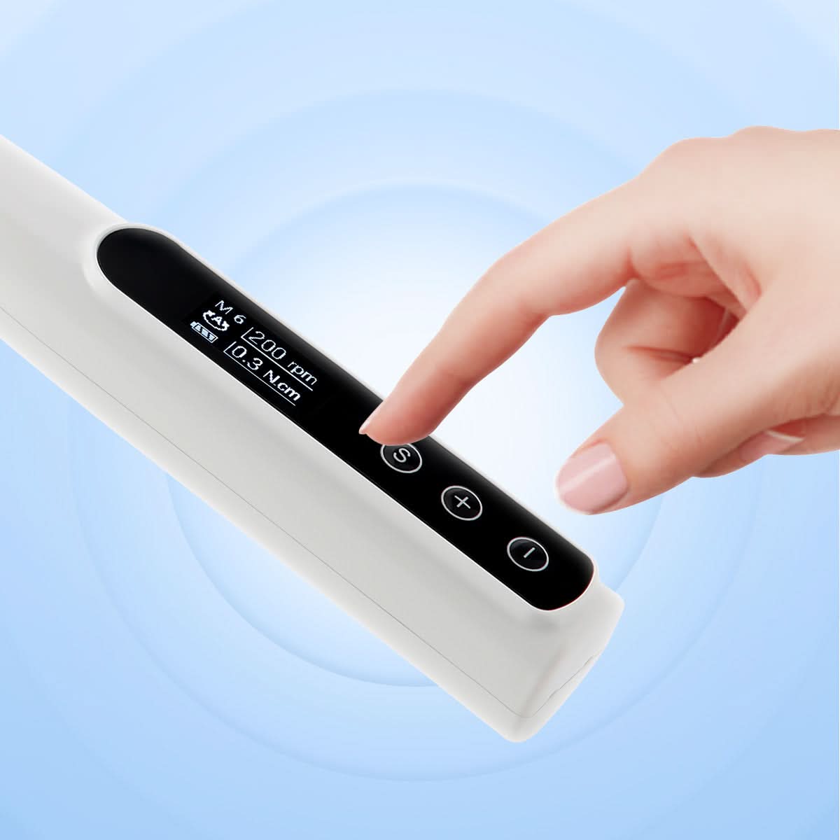 Dental Wireless Endo Motor With 16:1 Electric Contra Angle 9 Programs - pairaydental.com