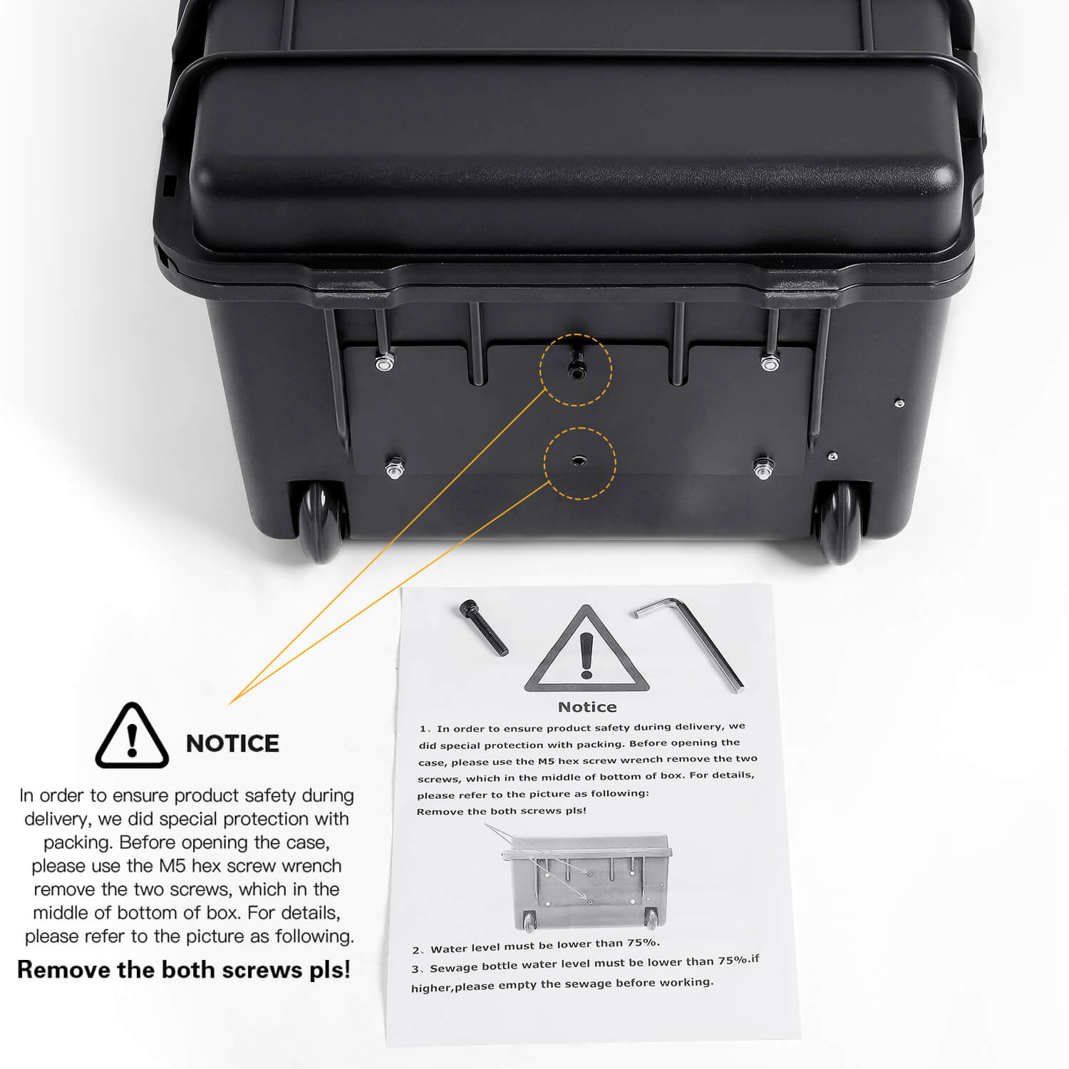Portable Dental Delivery Unit 4 Holes High Suction Built-in Air Compressor P204S - pairaydental.com