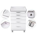 Dental Mobile Cabinet Cart NW-P4 Rolling Storage Trolley Four Drawers - pairaydental.com 