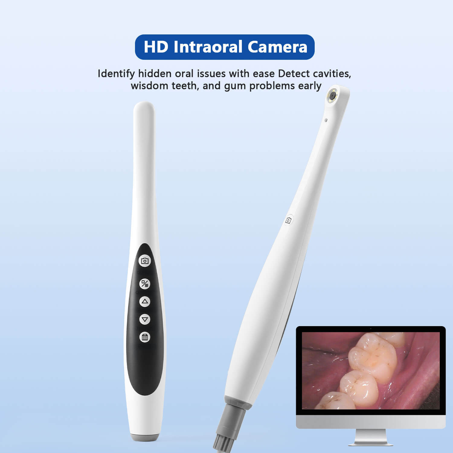 Dental Intraoral Camera HD USB Digital 6 LED Lights 2.0MP High Pixel - pairaydental.com