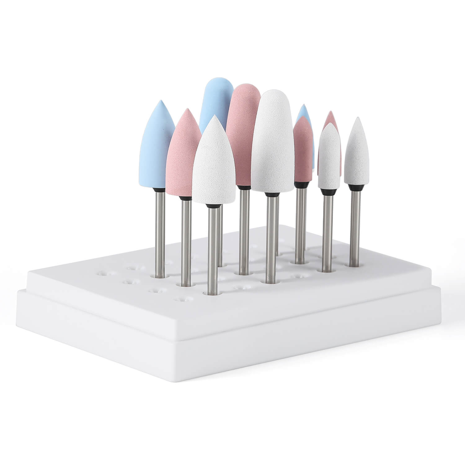 Dental Silicone Polishing Kit HP for Acrylics HP 2.35mm 12pcs/Box - pairaydental.com