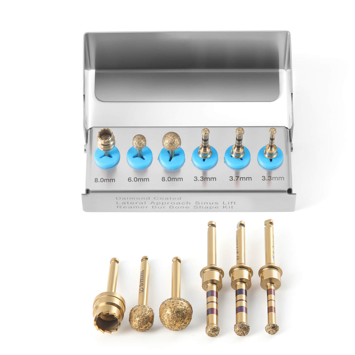 Dental External Maxillary Sinus Lift Drill Diamond Coated Bur 6pcs/Set - pairaydental.com