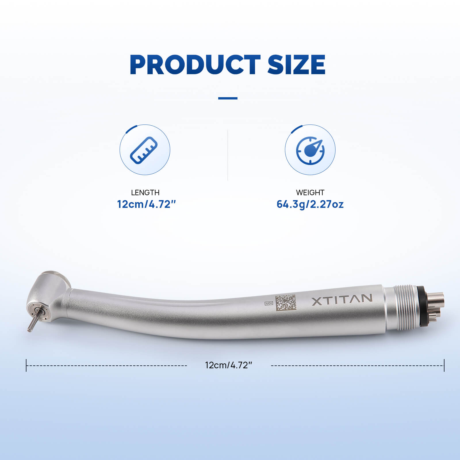 COXO CX207-B X TITAN High Speed Air Turbine Handpiece 4 Holes Super Torque 4 Port Spray H33-SP4 - pairaydental.com
