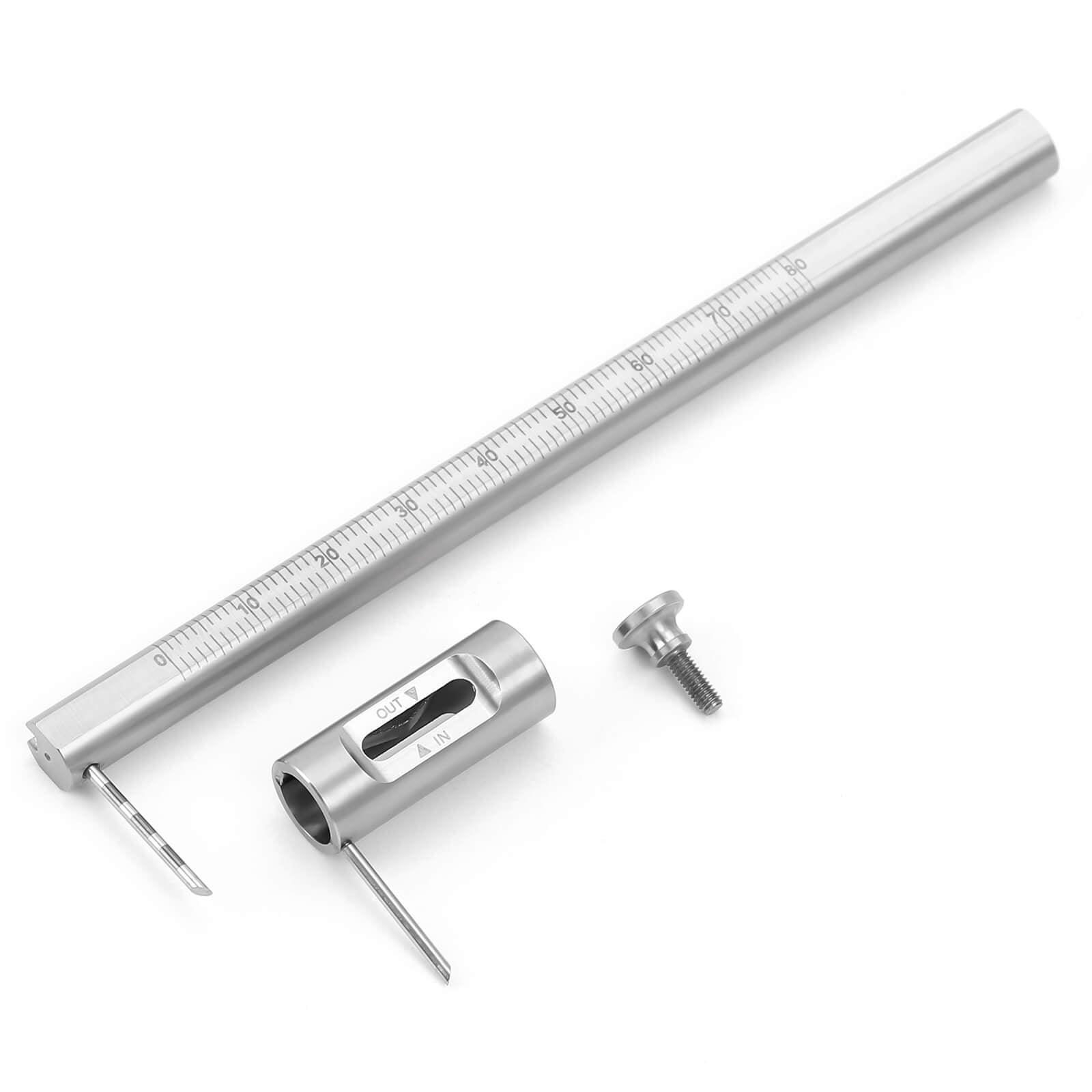 Dental Implant Measuring Gauge Orthodontic Sliding Caliper 0-80mm - pairaydental.com