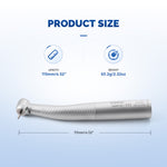 COXO CX207-G Fiber Optic High Speed Air Turbine Handpiece & 6 Holes LED Quick Coupler