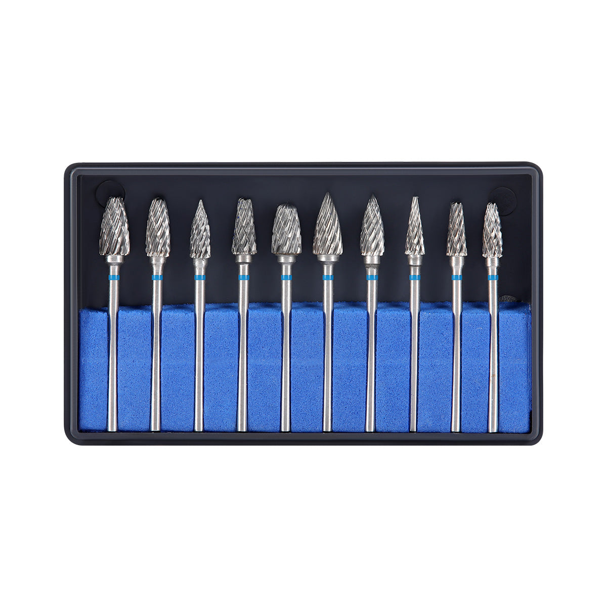 Dental Lab Polishing Bur Carbide Drills Kit HP 2.35mm Type G 10pcs/Box - pairaydental.com