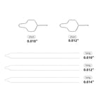 100pcs Orthodontic Preformed Ligature Wires Stainless Steel Long/Short 0.010-0.014 - pairaydental.com