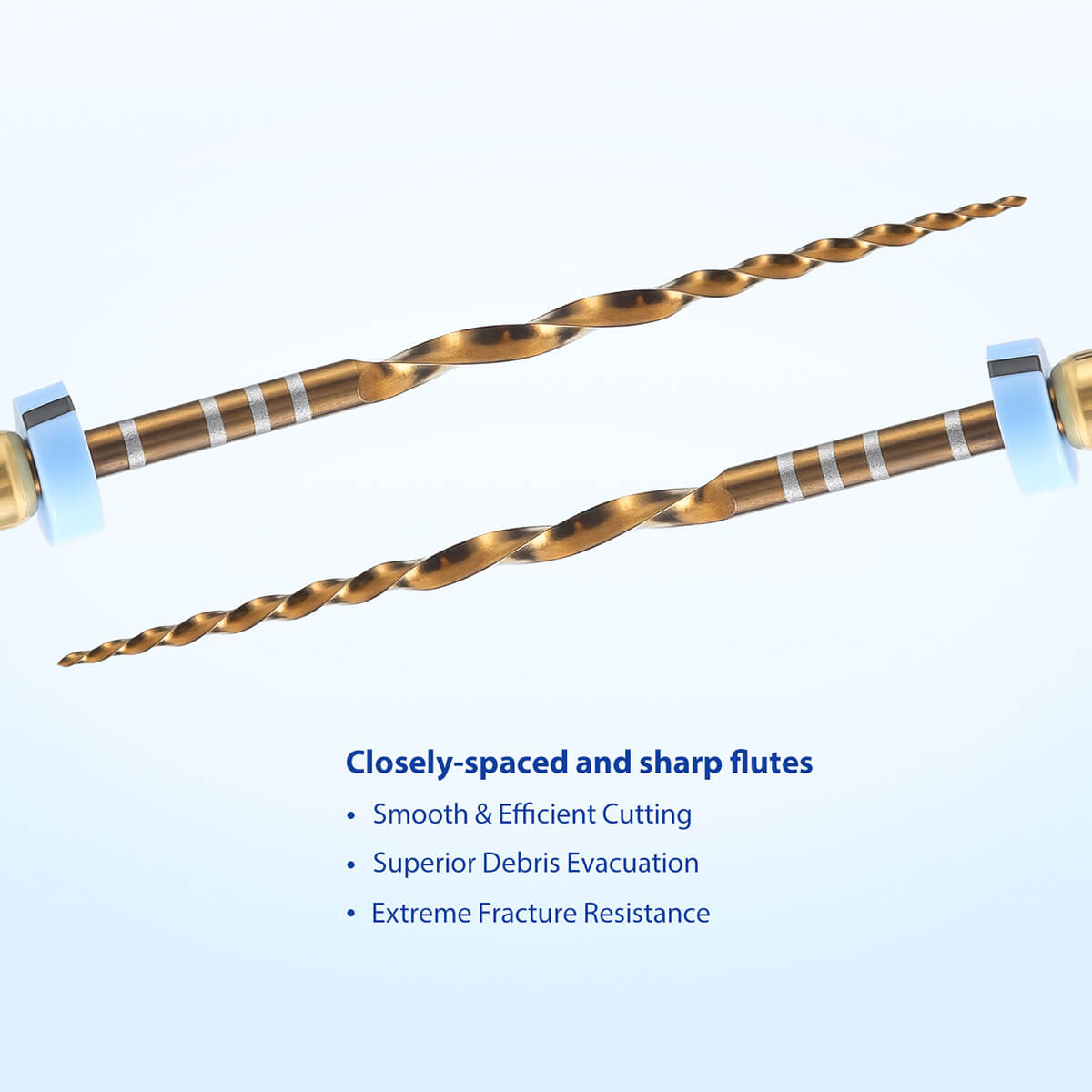 Dental Heat‑Activated Large Taper NiTi Rotary Endodontic Files 25mm F3/F4/F5 6pcs/Pack - pairaydental.com