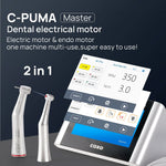 COXO C PUMA Master Dental Electric and Endo Motor 6:1 /1:5 Contra Angle Handpieces #C-PUMA MASTER - pairaydental.com