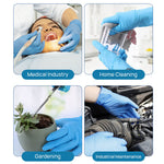 Disposable Nitrile Exam Gloves 4 Mil Powder & Latex Free Blue S/M/L/XL 100pcs/Box  - pairaydental.com