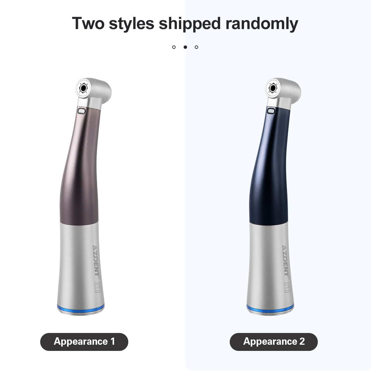 1:1 Fiber Optic Contra Angle Handpiece Internal Water Push Button - pairaydental.com