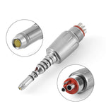 Dental Titanium High Speed Handpiece Mini/Standard Head LED Fiber Optic 4-Water Spray & 4/6 Holes Quick Coupler - pairaydental.com