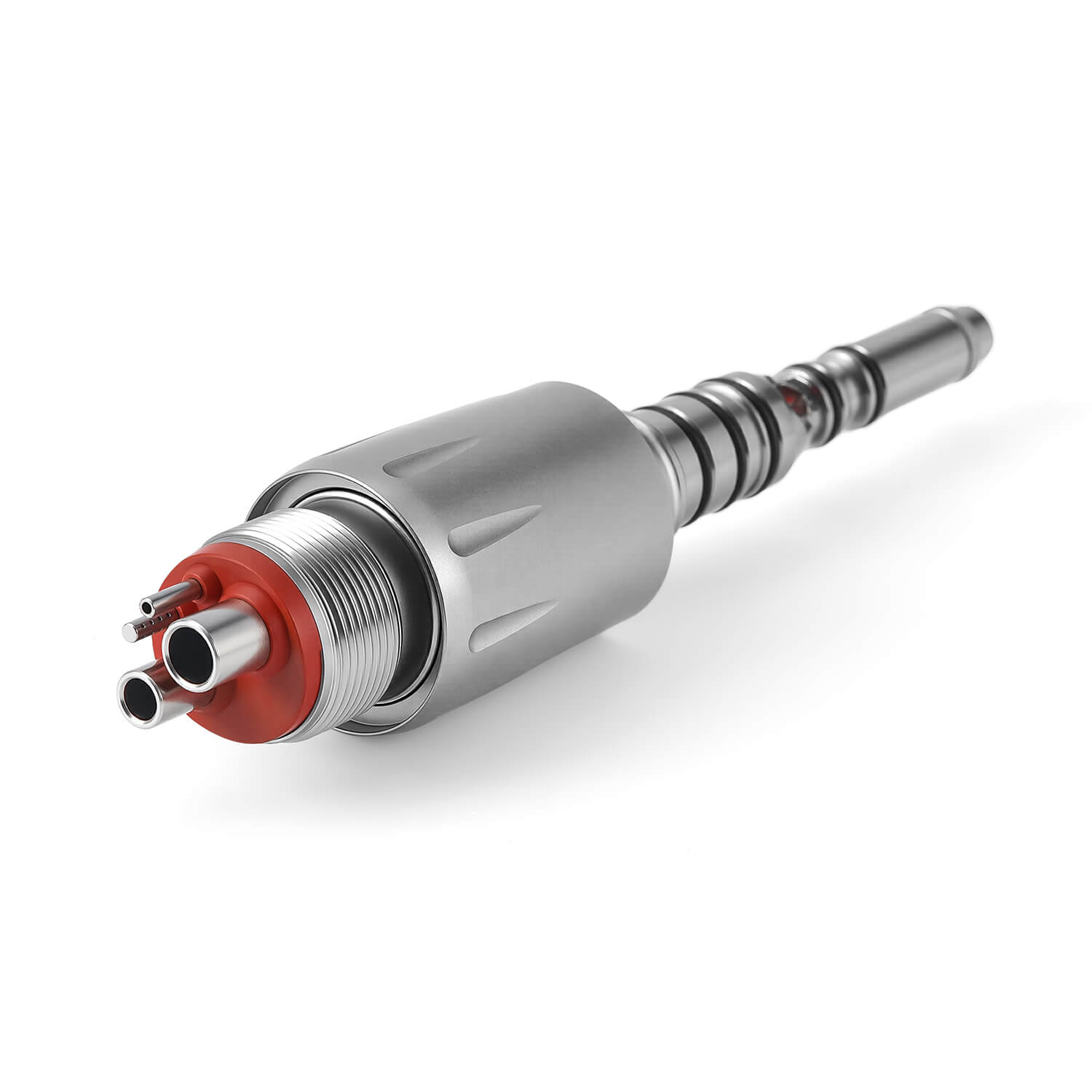 Dental Titanium High Speed Handpiece Mini/Standard Head LED Fiber Optic 4-Water Spray & 4/6 Holes Quick Coupler - pairaydental.com