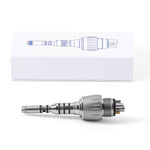 Dental Titanium High Speed Handpiece Mini/Standard Head LED Fiber Optic 4-Water Spray & 4/6 Holes Quick Coupler - pairaydental.com