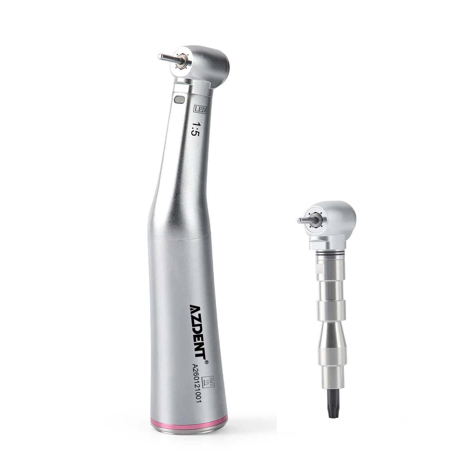 1:5 Fiber Optic Increasing Contra Angle Handpiece Internal Spray with Detachable Head - pairaydental.com