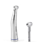 Dental 1:1 Contra Angle Fiber Optic LED Low Speed Handpiece Push Button Removable design - pairaydental.com
