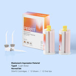 Dental Silicone Impression Material Light Body VPS Fast/Normal Set 50ml*2 - pairaydental.com
