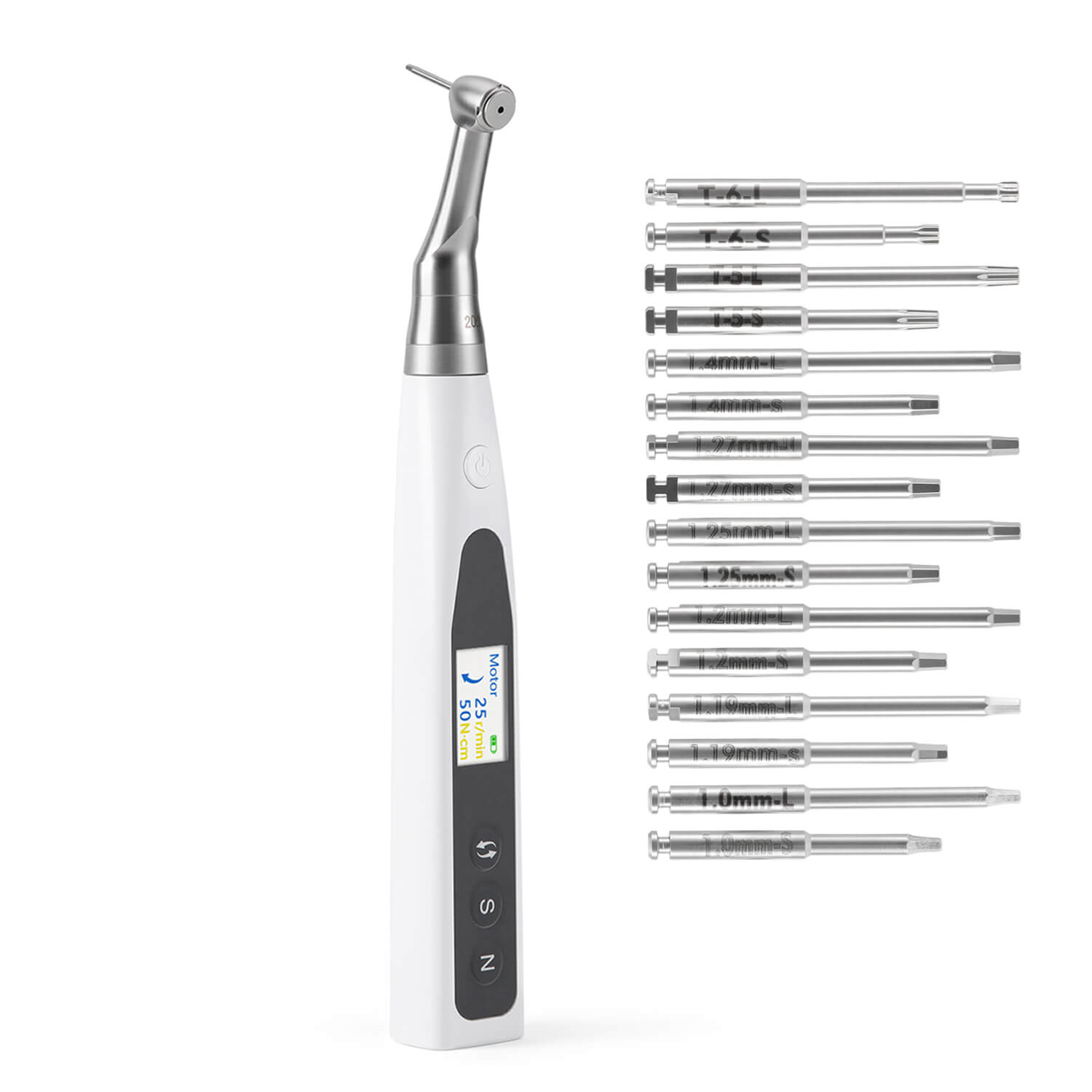 Dental Wireless Electric Torque Driver Implant Torque Wrench with 16pcs Drivers 10-50Ncm 360° Rotating - pairaydental.com