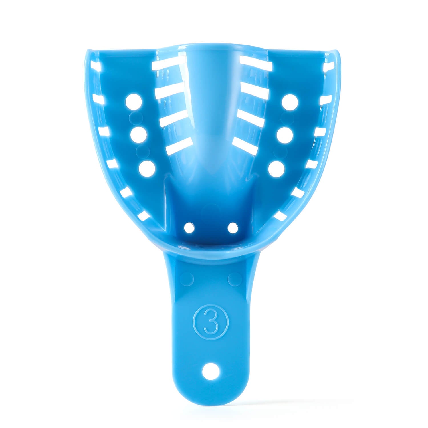 Dental Impression Trays Perforated & Autoclavable Plastic 12 Pcs/Bag 10 Sizes Available - pairaydental.com