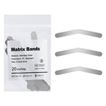 Dental Stainless Steel Matrix Bands Tofflemire 20pcs/Pack - pairaydental.com