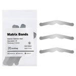 Dental Stainless Steel Matrix Bands Tofflemire 20pcs/Pack - pairaydental.com
