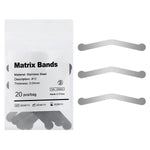 Dental Stainless Steel Matrix Bands Tofflemire 20pcs/Pack - pairaydental.com